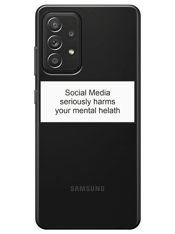 Samsung%20A52%20Social%20Media%20Şeffaf%20Telefon%20Kılıfı