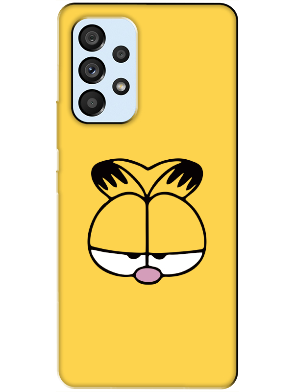 Samsung%20A53%20Garfield%20Sarı%20Telefon%20Kılıfı