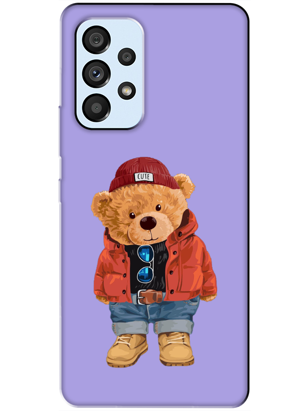 Samsung%20A53%20Teddy%20Bear%20Lila%20Telefon%20Kılıfı