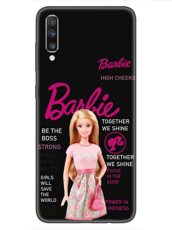 Samsung%20A70%20Barbie%20Siyah%20Telefon%20Kılıfı