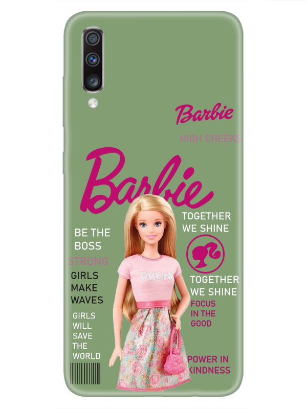 Samsung%20A70%20Barbie%20Yeşil%20Telefon%20Kılıfı