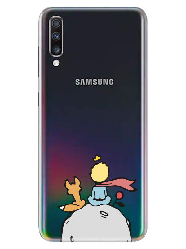 Samsung%20A70%20Küçük%20Prens%20Şeffaf%20Telefon%20Kılıfı