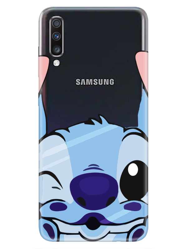 Samsung%20A70%20Stitch%20Şeffaf%20Telefon%20Kılıfı