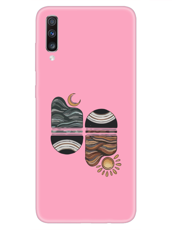 Samsung%20A70%20Sunset%20Wave%20Pembe%20Telefon%20Kılıfı