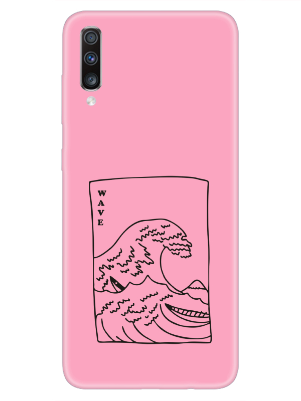 Samsung%20A70%20Kanagawa%20Wave%20Pembe%20Telefon%20Kılıfı