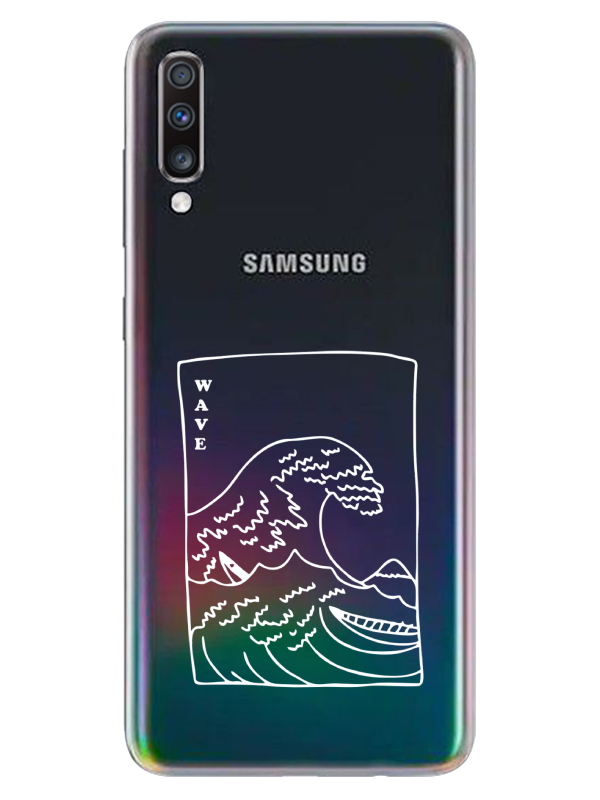 Samsung%20A70%20Kanagawa%20Wave%20Şeffaf%20Telefon%20Kılıfı