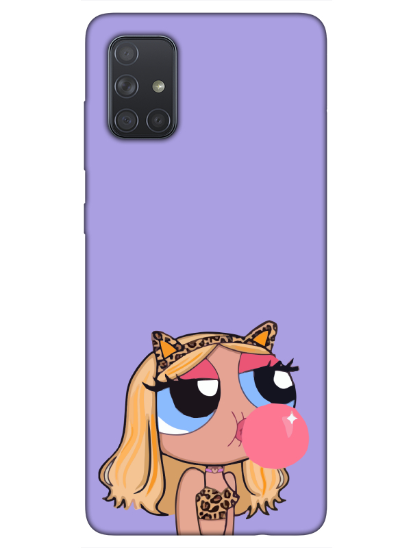 Samsung%20A71%20Powerpuff%20Girls%20Lila%20Telefon%20Kılıfı