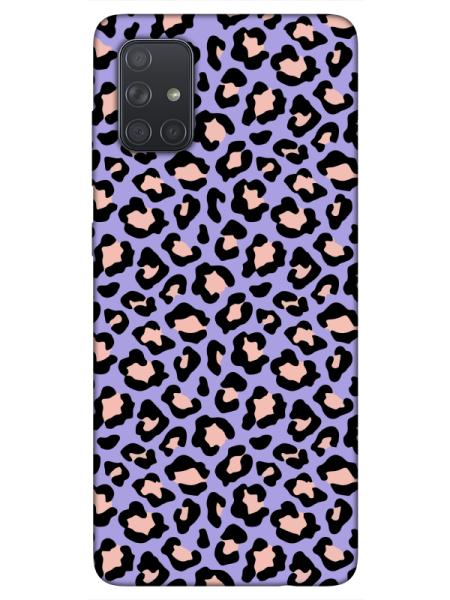 Samsung%20A71%20Leopar%20Desenli%20Lila%20Telefon%20Kılıfı