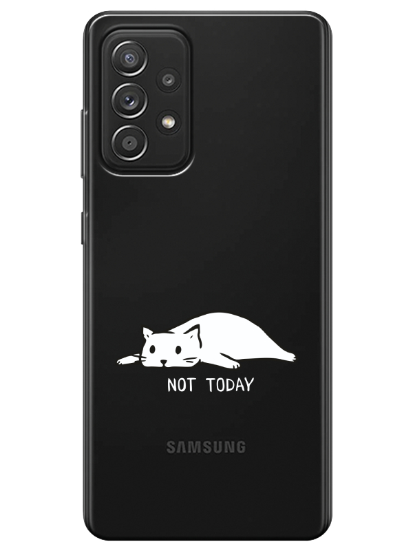 Samsung%20A72%20Not%20Today%20Kedi%20Şeffaf%20Telefon%20Kılıfı