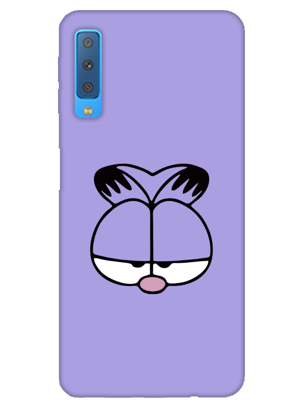 Samsung%20A7%202018%20Garfield%20Lila%20Telefon%20Kılıfı