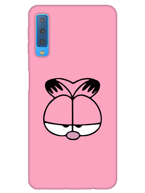 Samsung%20A7%202018%20Garfield%20Pembe%20Telefon%20Kılıfı