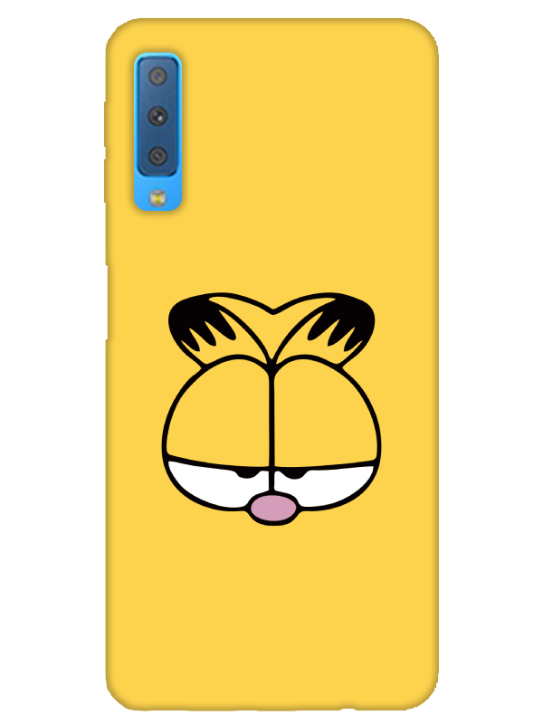 Samsung%20A7%202018%20Garfield%20Sarı%20Telefon%20Kılıfı