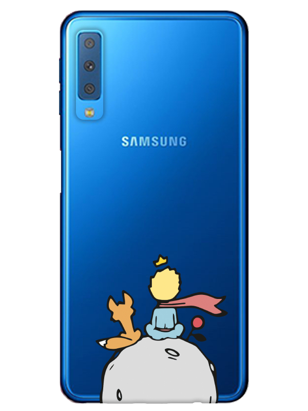 Samsung%20A7%202018%20Küçük%20Prens%20Şeffaf%20Telefon%20Kılıfı