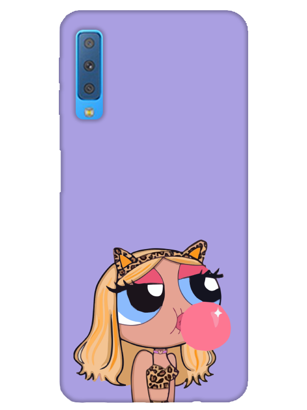 Samsung%20A7%202018%20Powerpuff%20Girls%20Lila%20Telefon%20Kılıfı