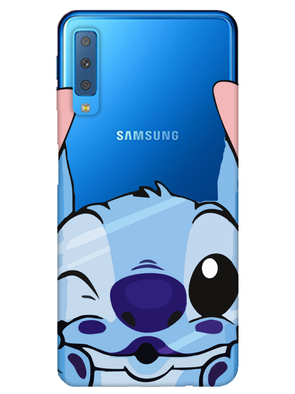 Samsung%20A7%202018%20Stitch%20Şeffaf%20Telefon%20Kılıfı