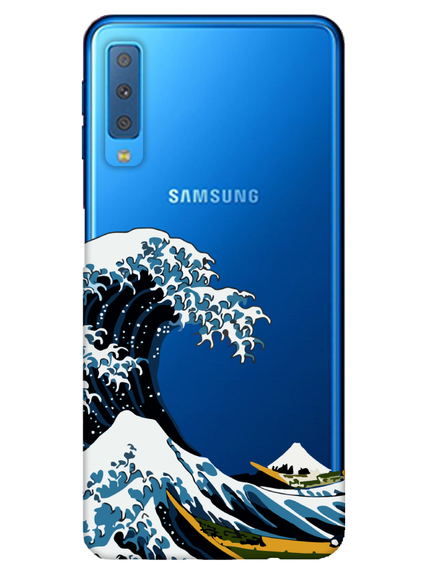 Samsung%20A7%202018%20Kanagawa%20Şeffaf%20Telefon%20Kılıfı