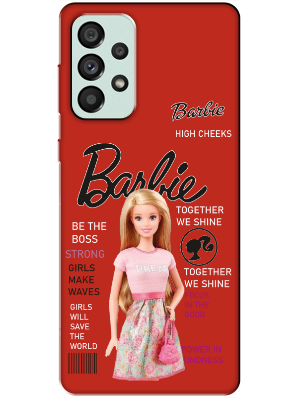 Samsung%20A73%20Barbie%20Kırmızı%20Telefon%20Kılıfı