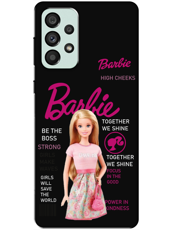 Samsung%20A73%20Barbie%20Siyah%20Telefon%20Kılıfı