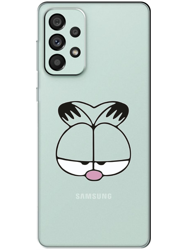 Samsung%20A73%20Garfield%20Şeffaf%20Telefon%20Kılıfı