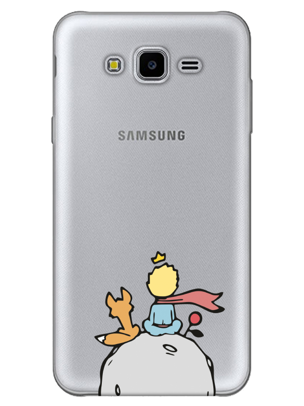 Samsung%20J7%20Küçük%20Prens%20Şeffaf%20Telefon%20Kılıfı