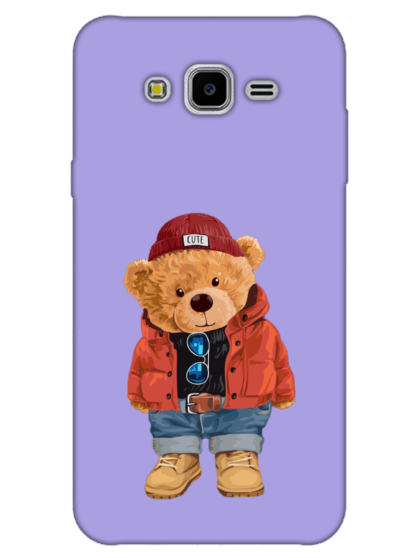 Samsung%20J7%20Teddy%20Bear%20Lila%20Telefon%20Kılıfı