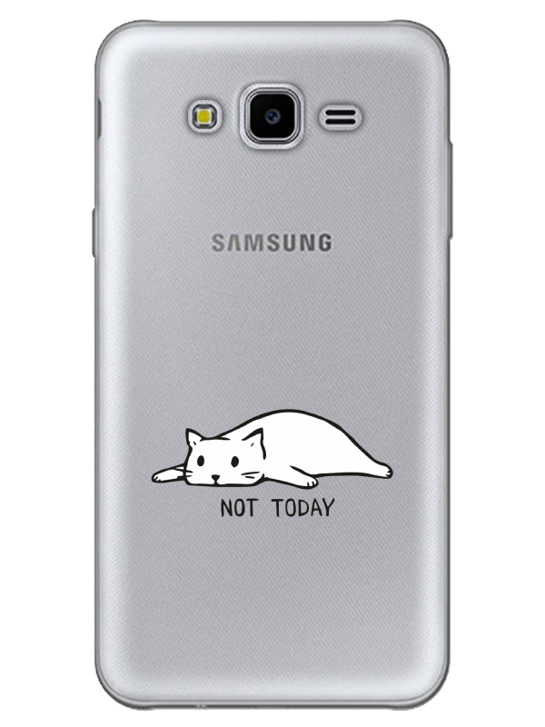 Samsung%20J7%20Not%20Today%20Kedi%20Şeffaf%20Telefon%20Kılıfı