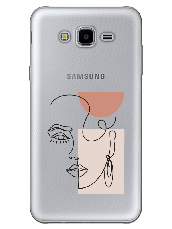 Samsung%20J7%20Women%20Art%20Şeffaf%20Telefon%20Kılıfı