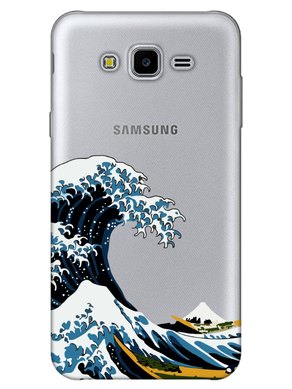 Samsung%20J7%20Kanagawa%20Şeffaf%20Telefon%20Kılıfı