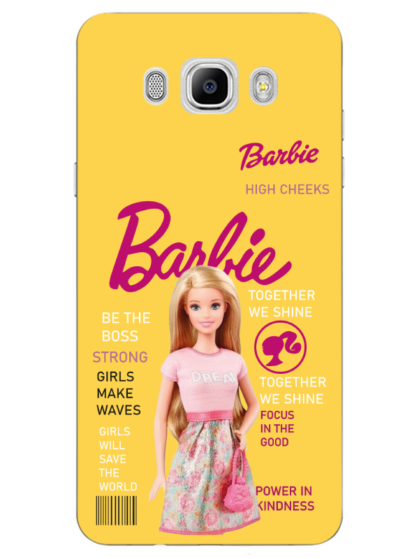 Samsung%20J7%202016%20Barbie%20Sarı%20Telefon%20Kılıfı