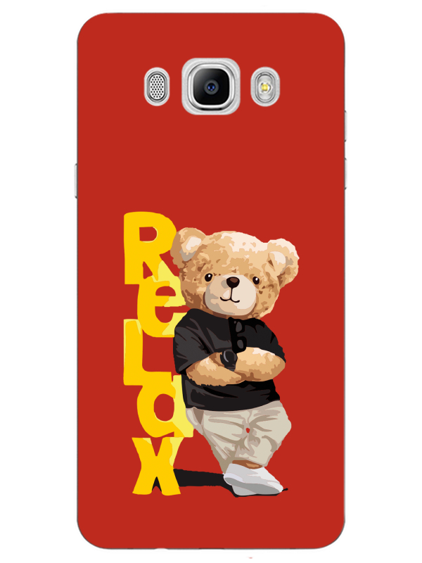 Samsung%20J7%202016%20Teddy%20Bear%20Relax%20Kırmızı%20Telefon%20Kılıfı