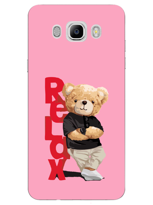 Samsung%20J7%202016%20Teddy%20Bear%20Relax%20Pembe%20Telefon%20Kılıfı