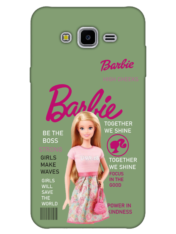 Samsung%20J7%20Core%20Barbie%20Yeşil%20Telefon%20Kılıfı