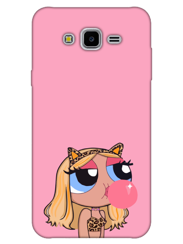 Samsung%20J7%20Core%20Powerpuff%20Girls%20Pembe%20Telefon%20Kılıfı