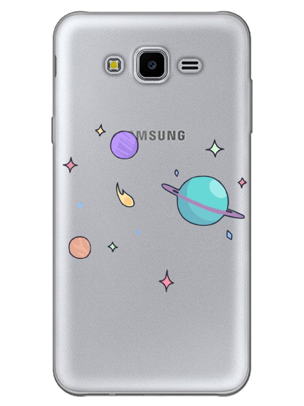 Samsung%20J7%20Core%20Gezegen%20Tasarım%20Şeffaf%20Telefon%20Kılıfı