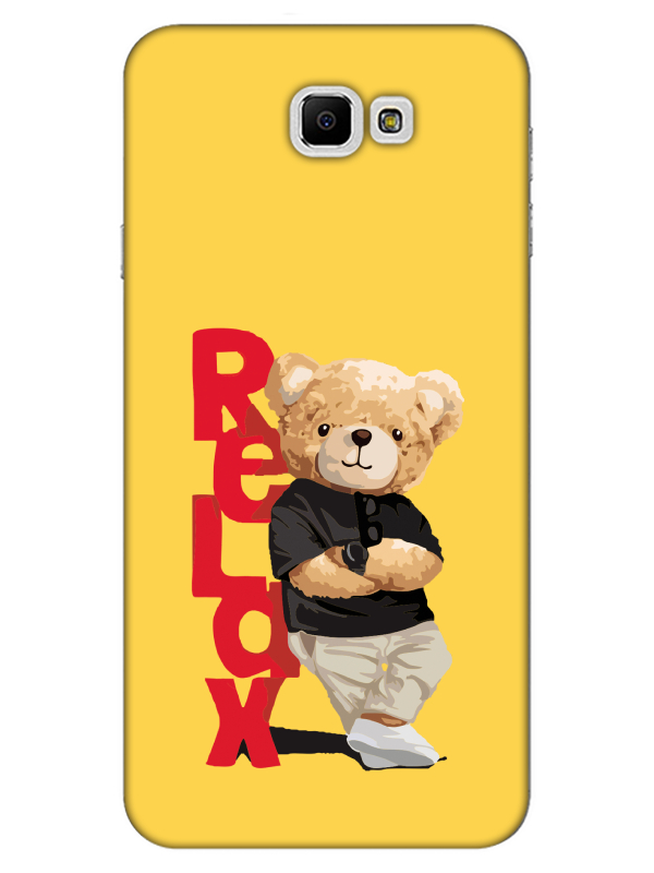 Samsung%20J7%20Prime%20Teddy%20Bear%20Relax%20Sarı%20Telefon%20Kılıfı