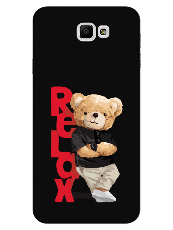 Samsung%20J7%20Prime%20Teddy%20Bear%20Relax%20Siyah%20Telefon%20Kılıfı