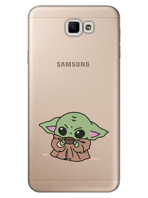 Samsung%20J7%20Prime%202%20Baby%20Yoda%20Şeffaf%20Telefon%20Kılıfı