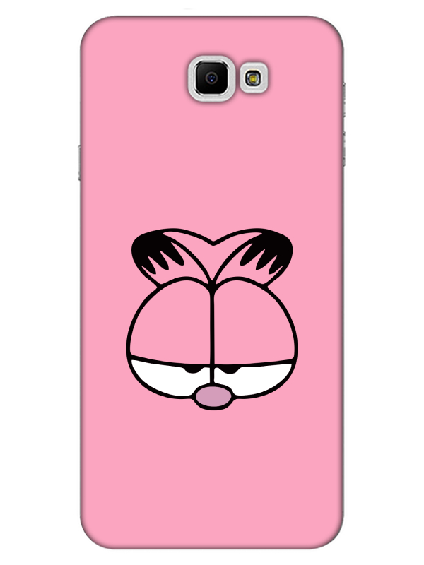 Samsung%20J7%20Prime%202%20Garfield%20Pembe%20Telefon%20Kılıfı