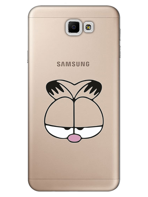 Samsung%20J7%20Prime%202%20Garfield%20Şeffaf%20Telefon%20Kılıfı