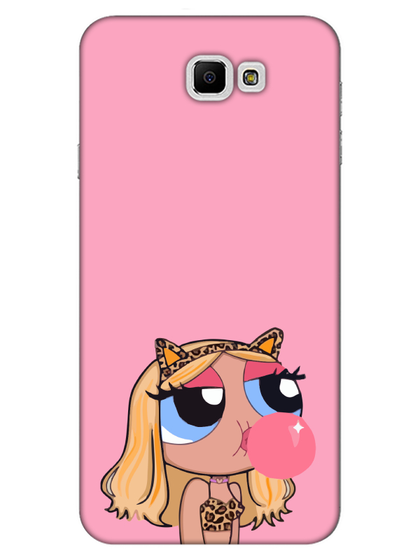 Samsung%20J7%20Prime%202%20Powerpuff%20Girls%20Pembe%20Telefon%20Kılıfı