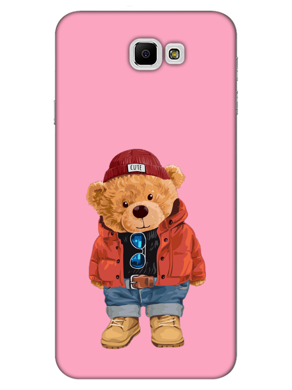 Samsung%20J7%20Prime%202%20Teddy%20Bear%20Pembe%20Telefon%20Kılıfı