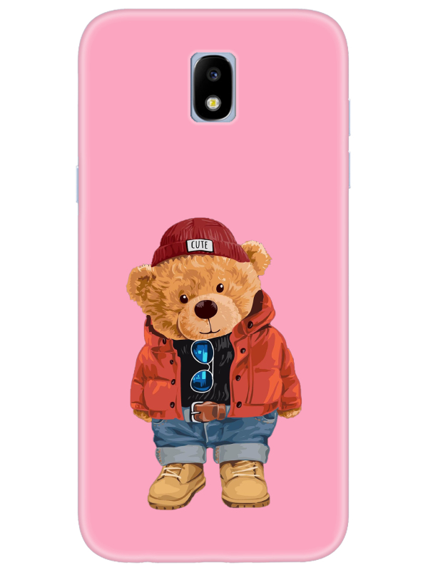 Samsung%20J7%20Pro%20Teddy%20Bear%20Pembe%20Telefon%20Kılıfı