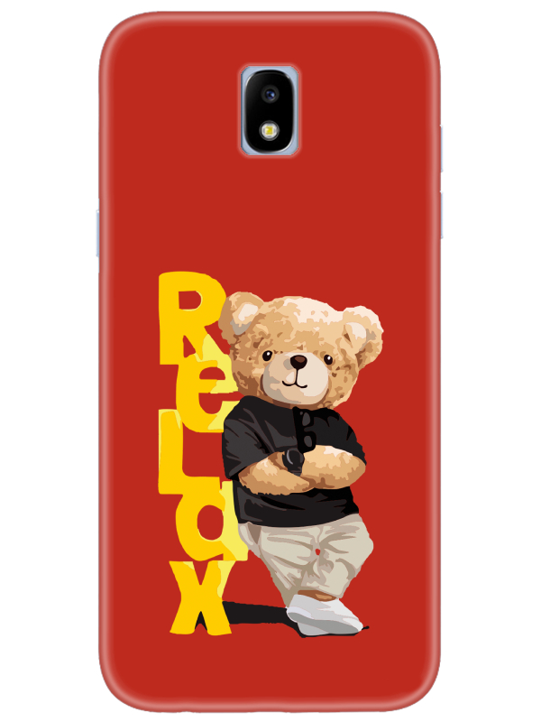 Samsung%20J7%20Pro%20Teddy%20Bear%20Relax%20Kırmızı%20Telefon%20Kılıfı