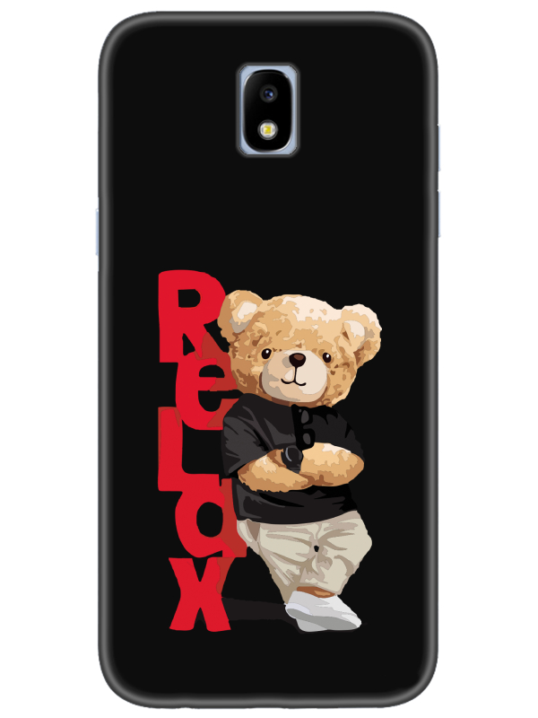 Samsung%20J7%20Pro%20Teddy%20Bear%20Relax%20Siyah%20Telefon%20Kılıfı