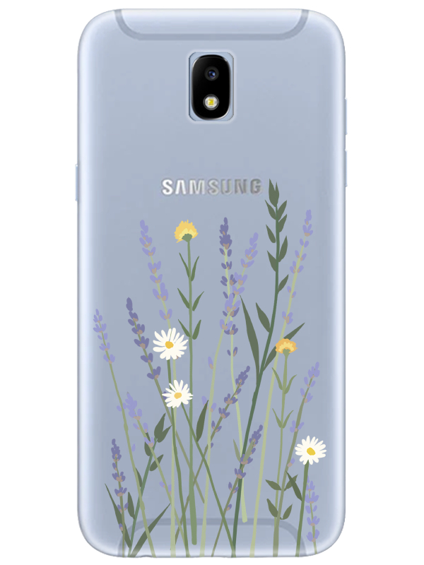 Samsung%20J7%20Pro%20Lavanta%20Desenli%20Şeffaf%20Telefon%20Kılıfı