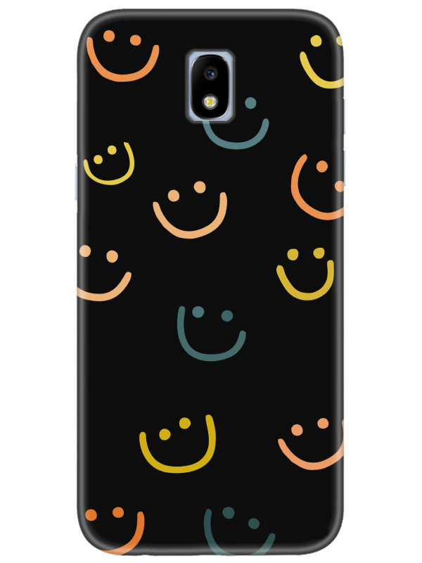 Samsung%20J7%20Pro%20Emoji%20Gülen%20Yüz%20Siyah%20Telefon%20Kılıfı