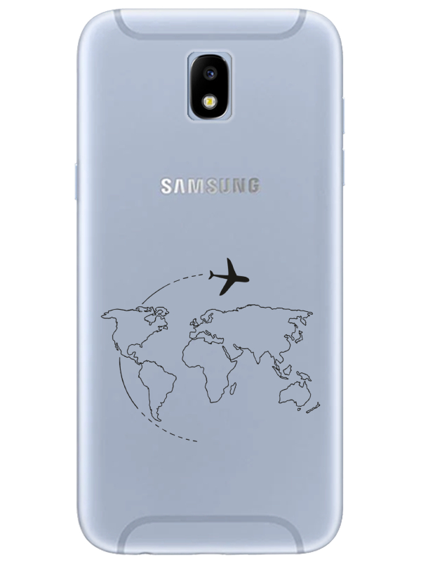 Samsung%20J7%20ProFace%20Art%20Şeffaf%20Telefon%20Kılıfı