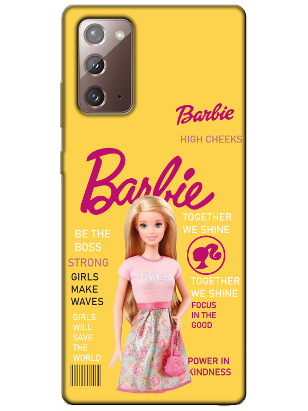 Samsung%20Note%2020%20Barbie%20Sarı%20Telefon%20Kılıfı