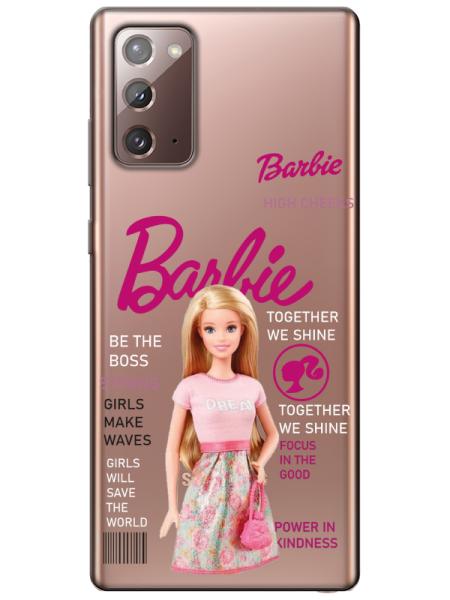 Samsung%20Note%2020%20Barbie%20Şeffaf%20Telefon%20Kılıfı