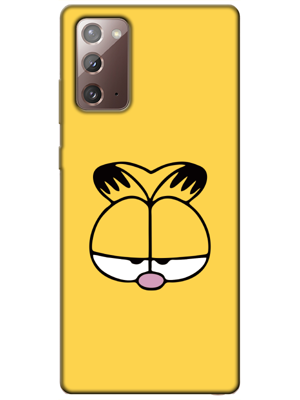 Samsung%20Note%2020%20Garfield%20Sarı%20Telefon%20Kılıfı